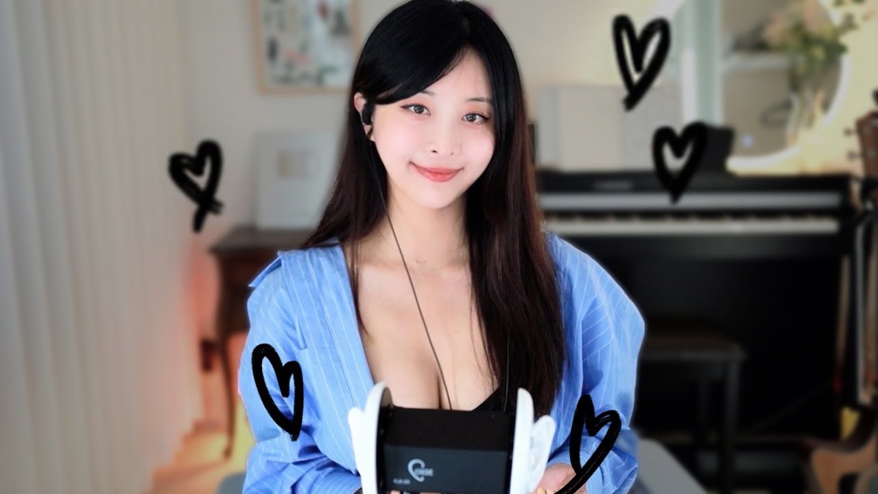 Gently giving ear massage ASMR