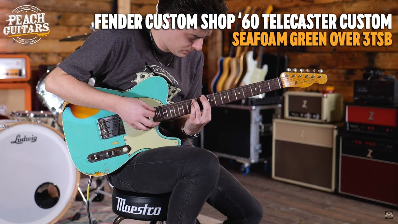 No Talking...Just Tones | Fender Custom Shop LTD '60 Tele Custom Heavy Relic Seafoam Green over 3TSB