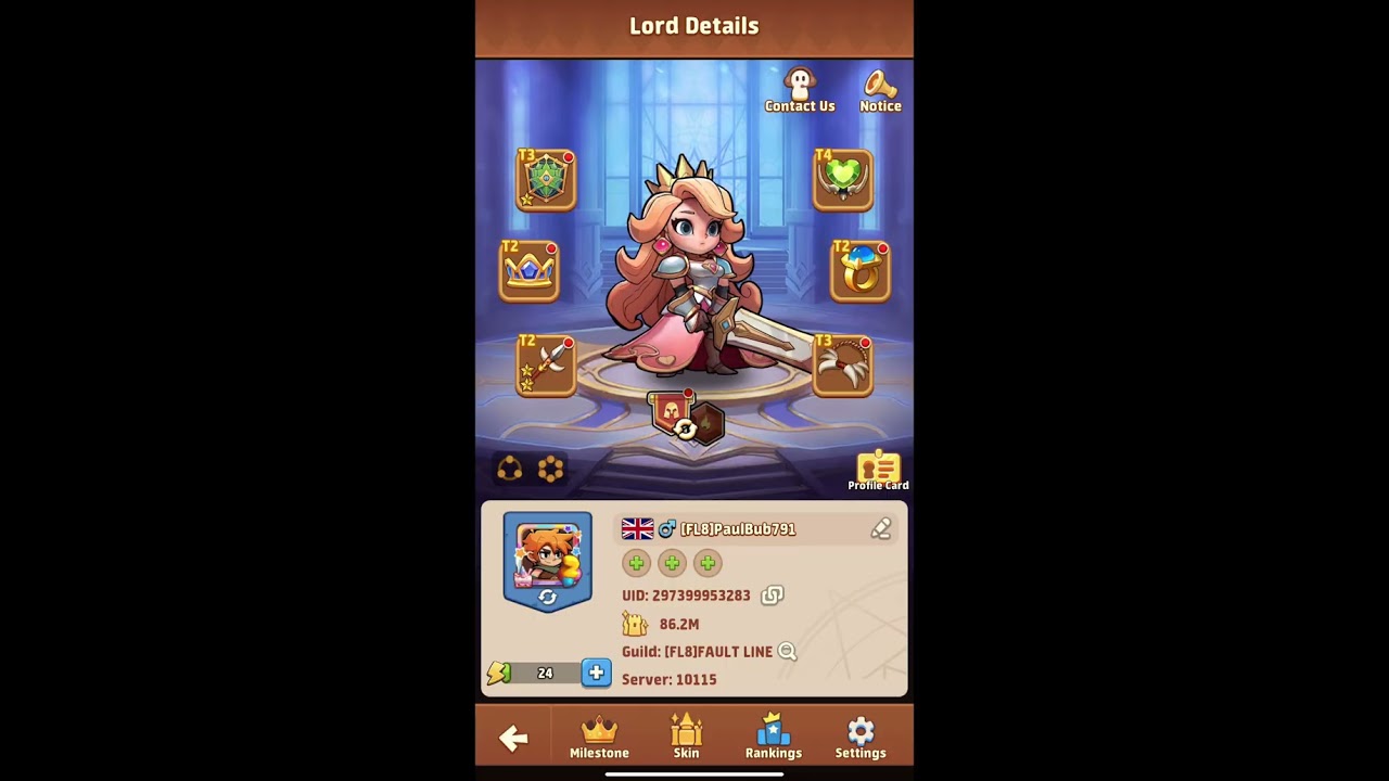 Unlocking The Gold Might Avatar Frame (TopHeroes) 