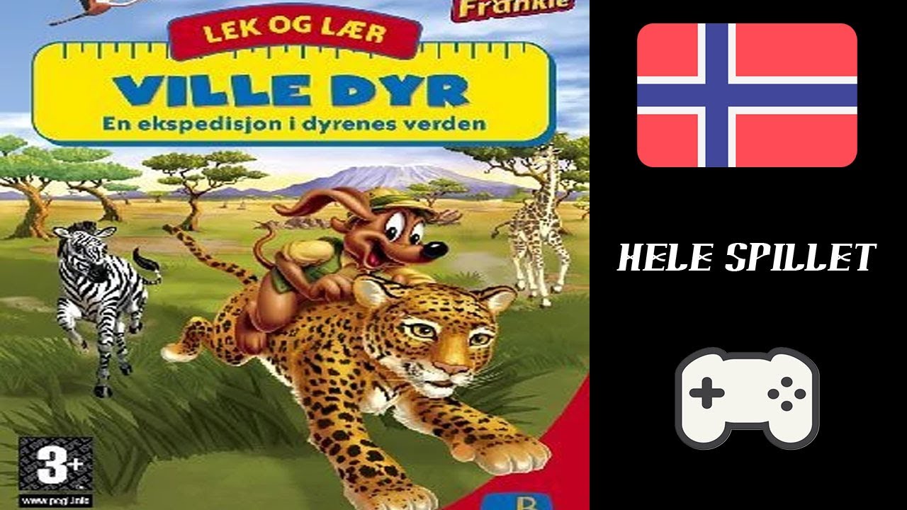 Lek og Lær: Ville dyr (2002) - PC - Norsk tale