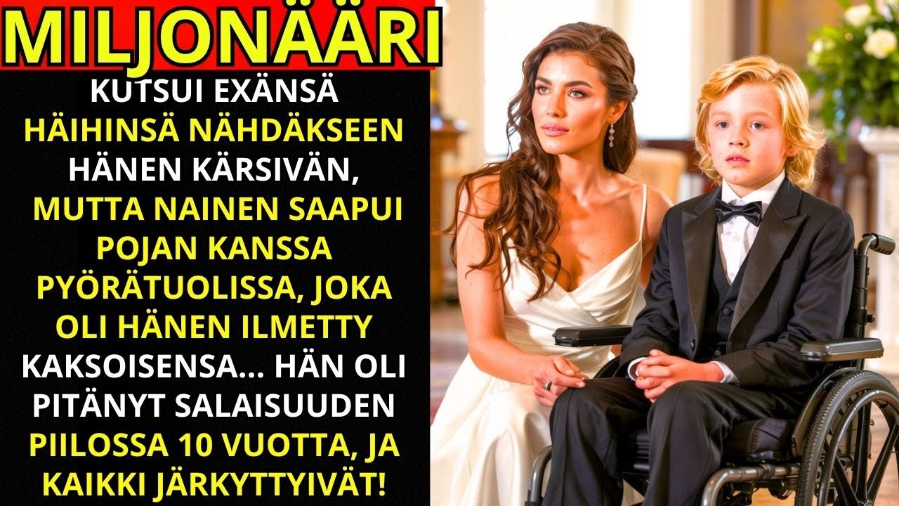 Miljonääri kutsui exänsä kärsimään häissään… Mutta hän saapui pyörätuolissa olevan lapsen kanssa!