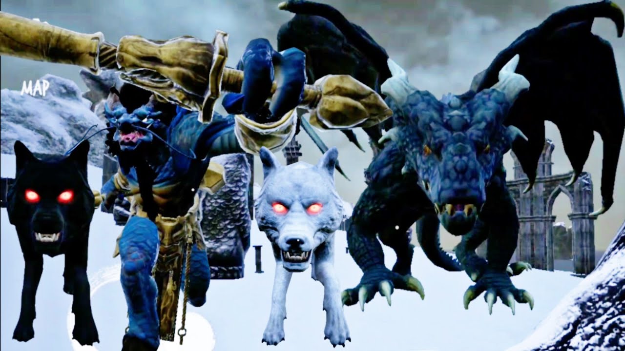 Dragging All Monsters To The Dragon Area In The Myth