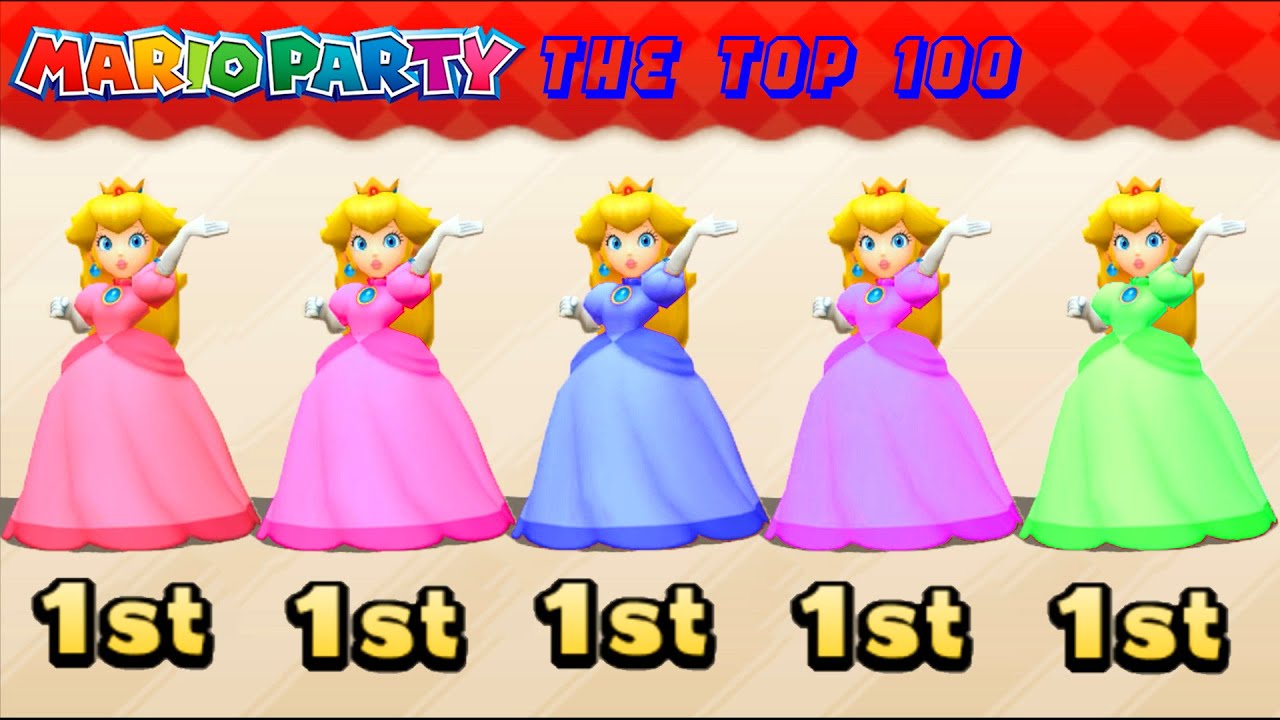 【マリオパーティ100ミニゲームコレクション】ピーチVsルイージVsワリオVsワルイージ(COM最強 たつじん)