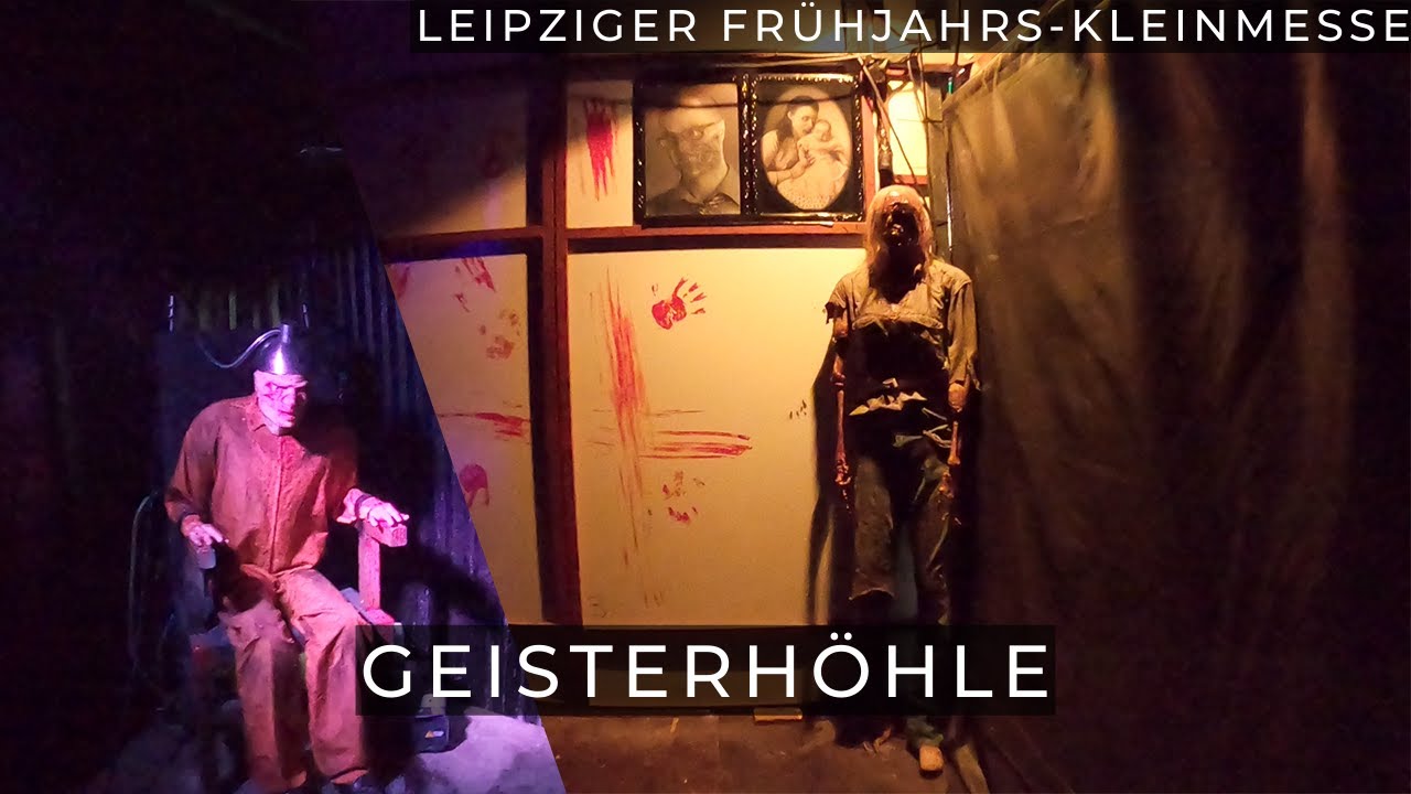 Geisterbahn aus 1965! Geisterhöhle [Zinnecker] | Leipziger Frühjahrs-Kleinmesse 2024 | OnRide POV