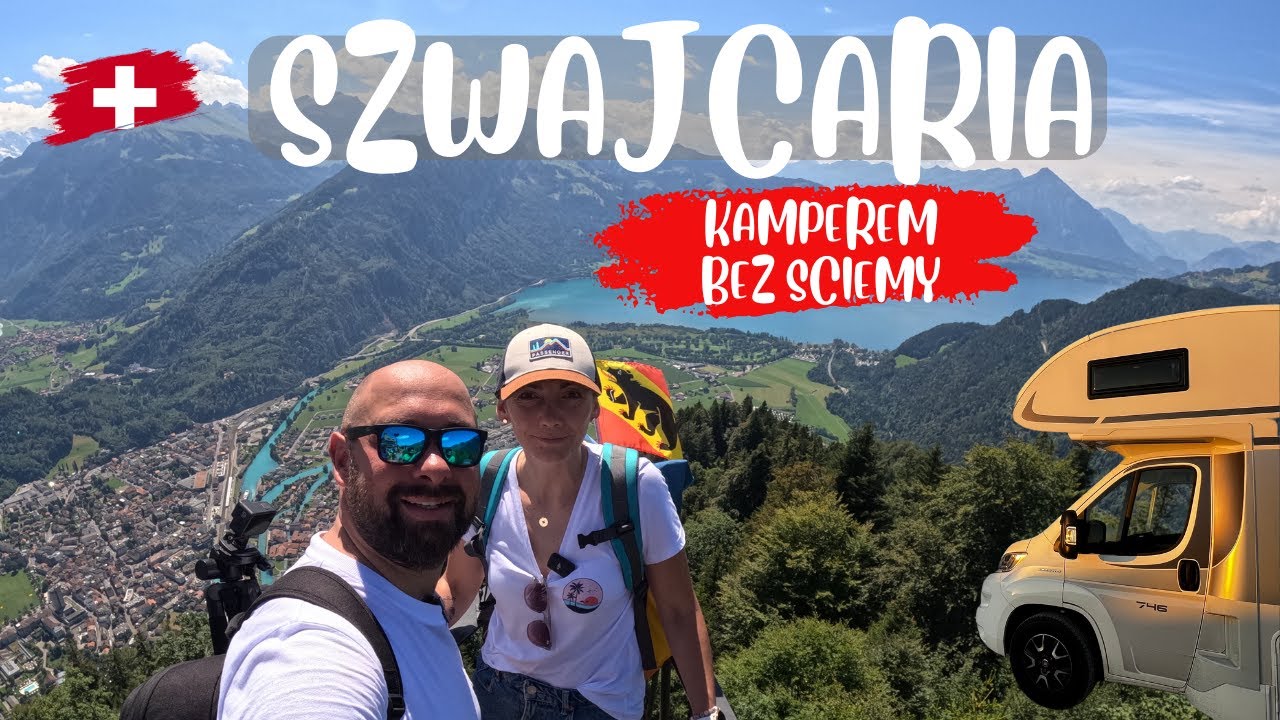 Szwajcaria kamperem. Camping Aaregg - Brienz i Harder Kulm w Interlaken.