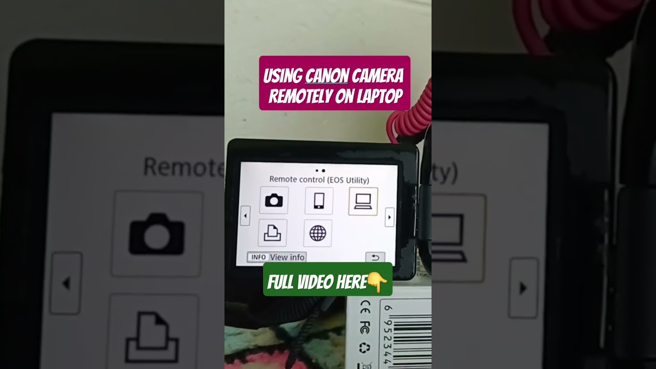 How to connect Canon Camera to EOS Utility #howto #howtogrowyoutubechannel