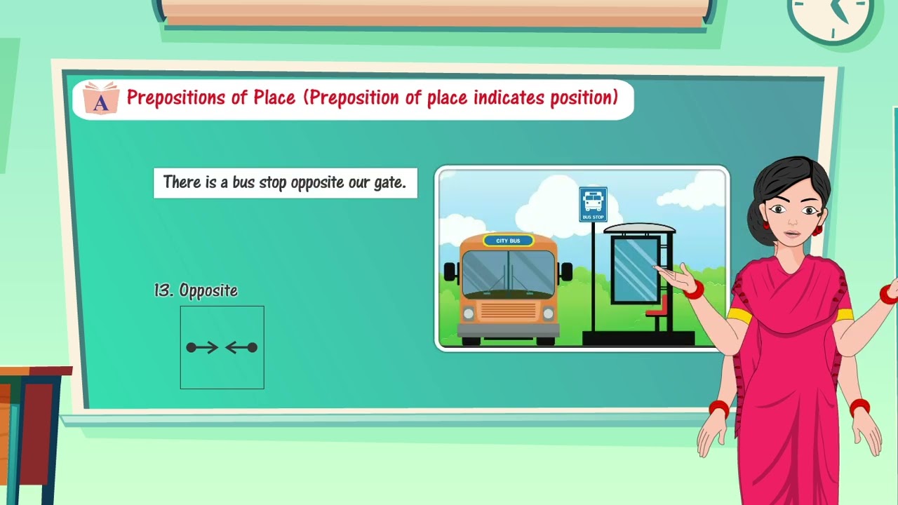 Ch 11  | Gems Educational Books | Grammar | Class 8 | Prepositions | For children