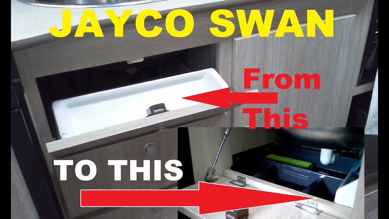 Jayco Swan Mod.....Huge under sink storage for under $20