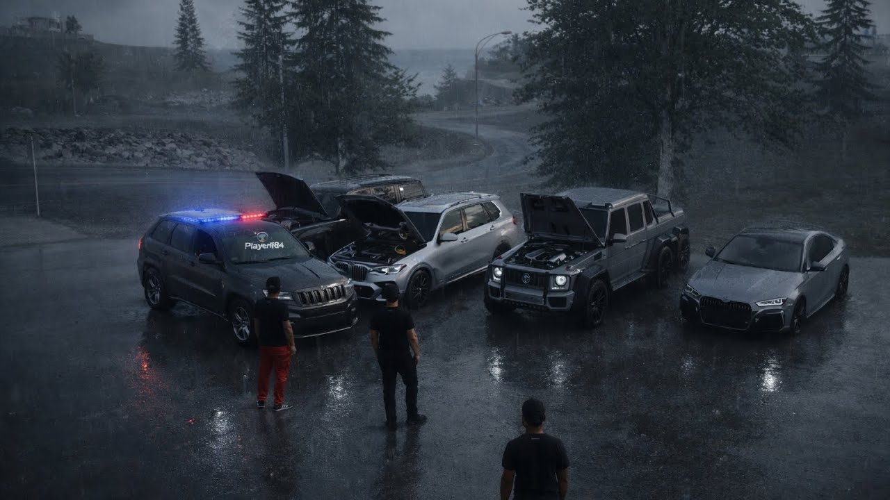 EP. 50 Kyvo & His Crew Get Bothered By A TrackHawk Cop in CPM2 #cpm #carparkingnewupdatev4 