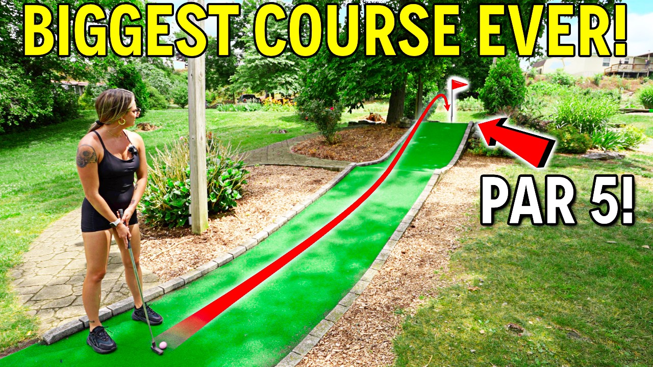 The WORLD&rsquo;S LONGEST Mini Golf Course! - New BIGGEST COURSE?!