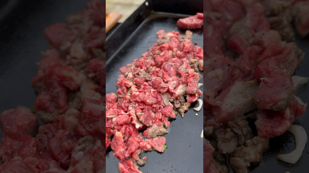 Philly Cheese Steaks On The Blackstone Griddle!!
