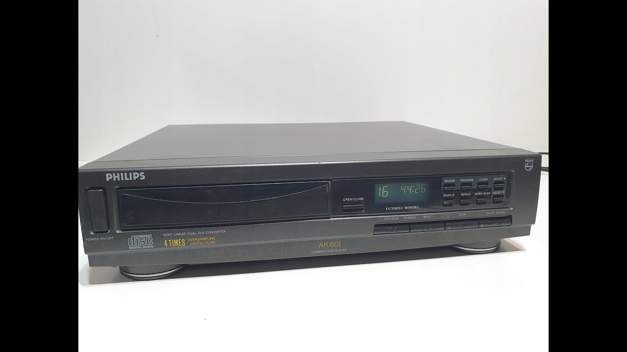 RESTORATION OF PHILIPS AK - 601 CD PLAYER. PART ONE.