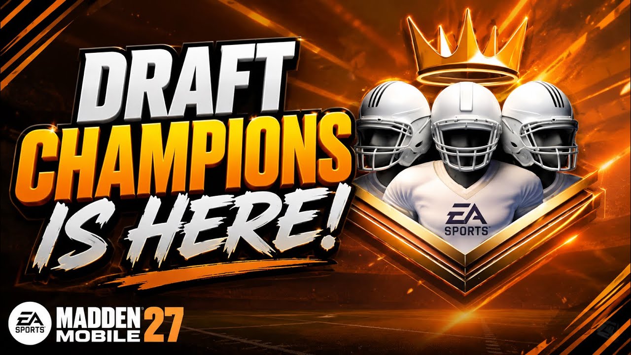 MADDEN MOBILE DRAFT CHAMPIONS IS HERE!