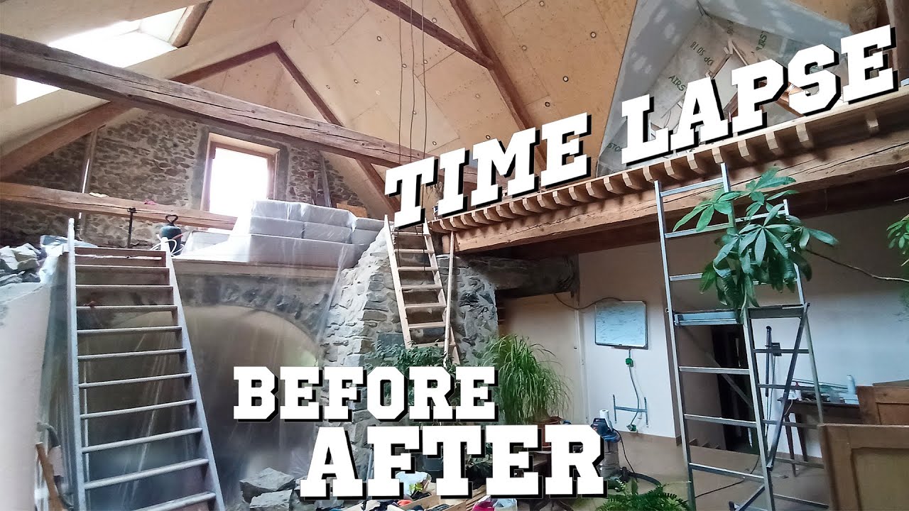 2 ANS TIME LAPSE RENOVATION en COUPLE !