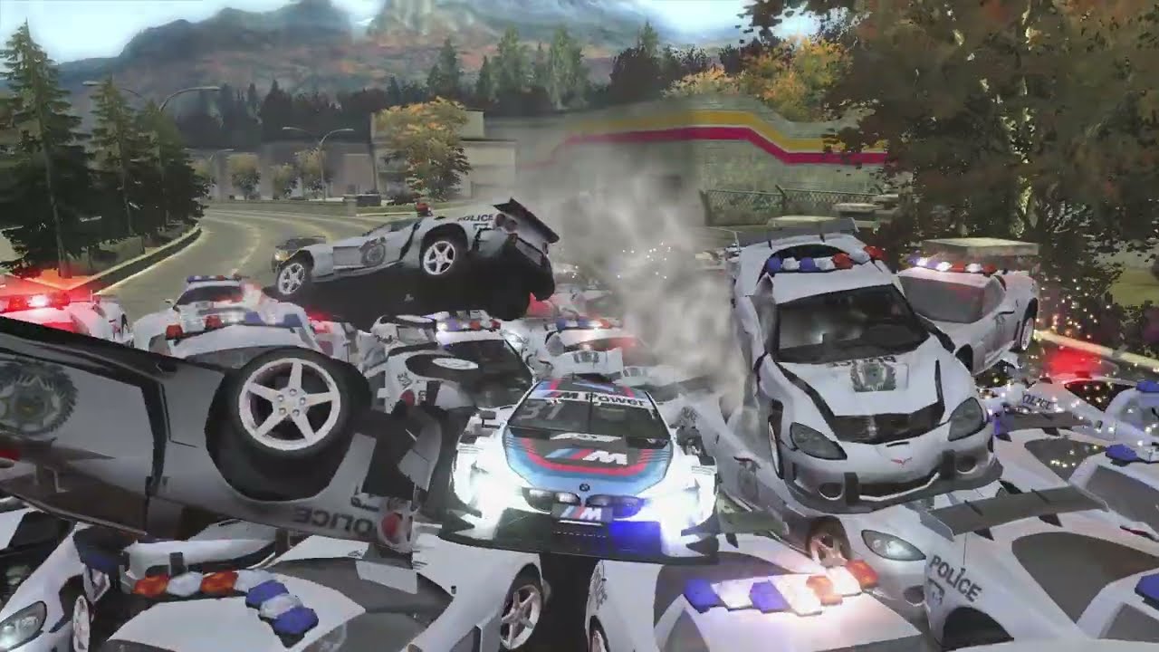 NFS Most Wanted 1000 Cops VS BMW M4 DTM