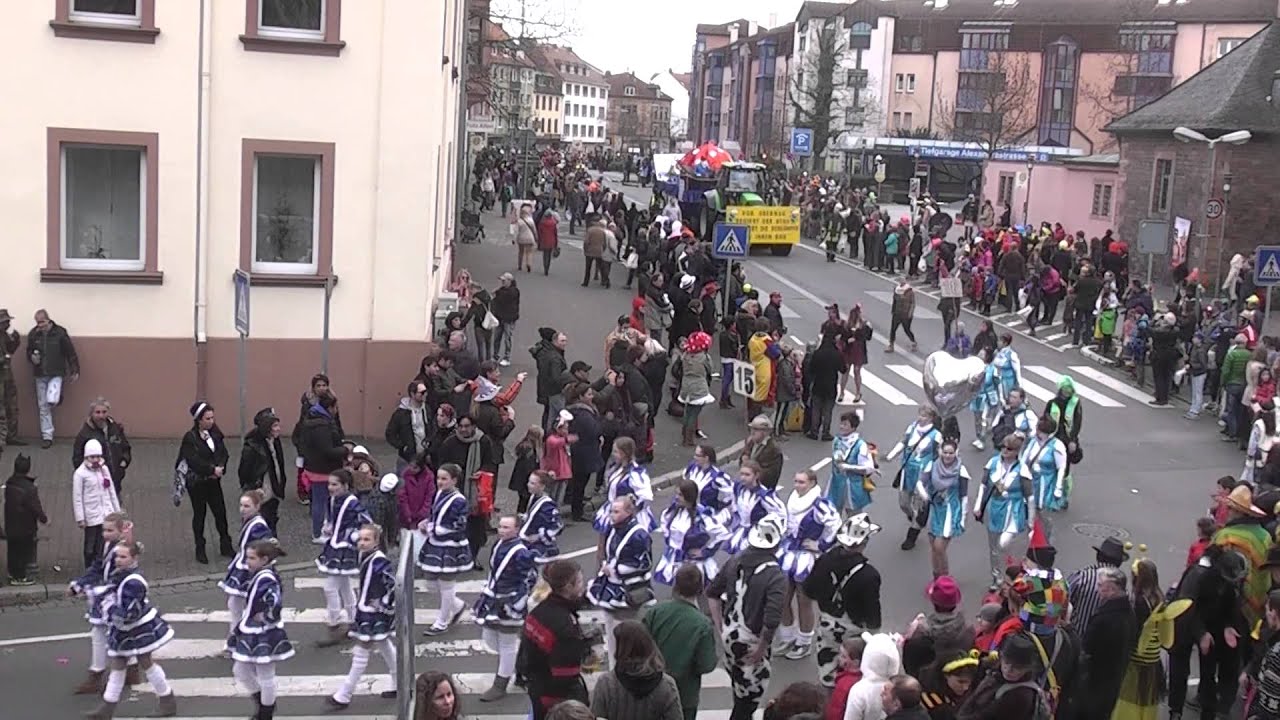Umzug in Aschaffenburg am Faschingssonntag, dem 02.03.2014  ( Video 2 )