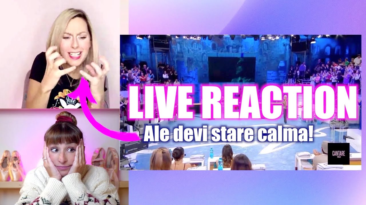 PRIMA REACTION LIVE al Pomeridiano di AMICI DEL 10/11 con Leaballerina