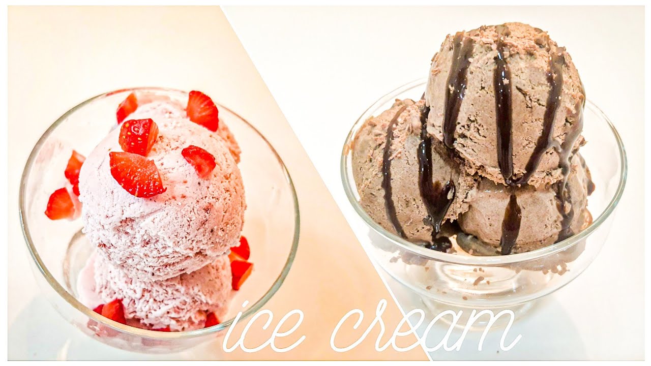 آيس كريم بكريمة الخفق | رح نعمل اسرع وأطيب ايس كريم ب ٣ مكونات فقط🍦🍨