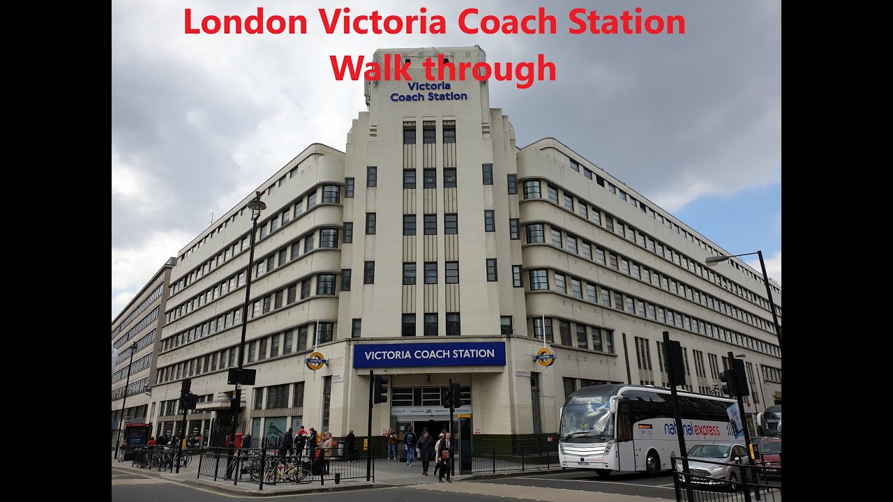 London Victoria Coach Station Walk Through