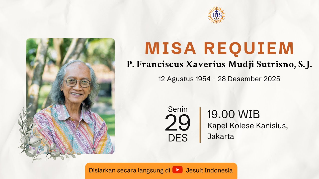 Misa Requiem P. Franciscus Xaverius Mudji Sutrisno, S.J.