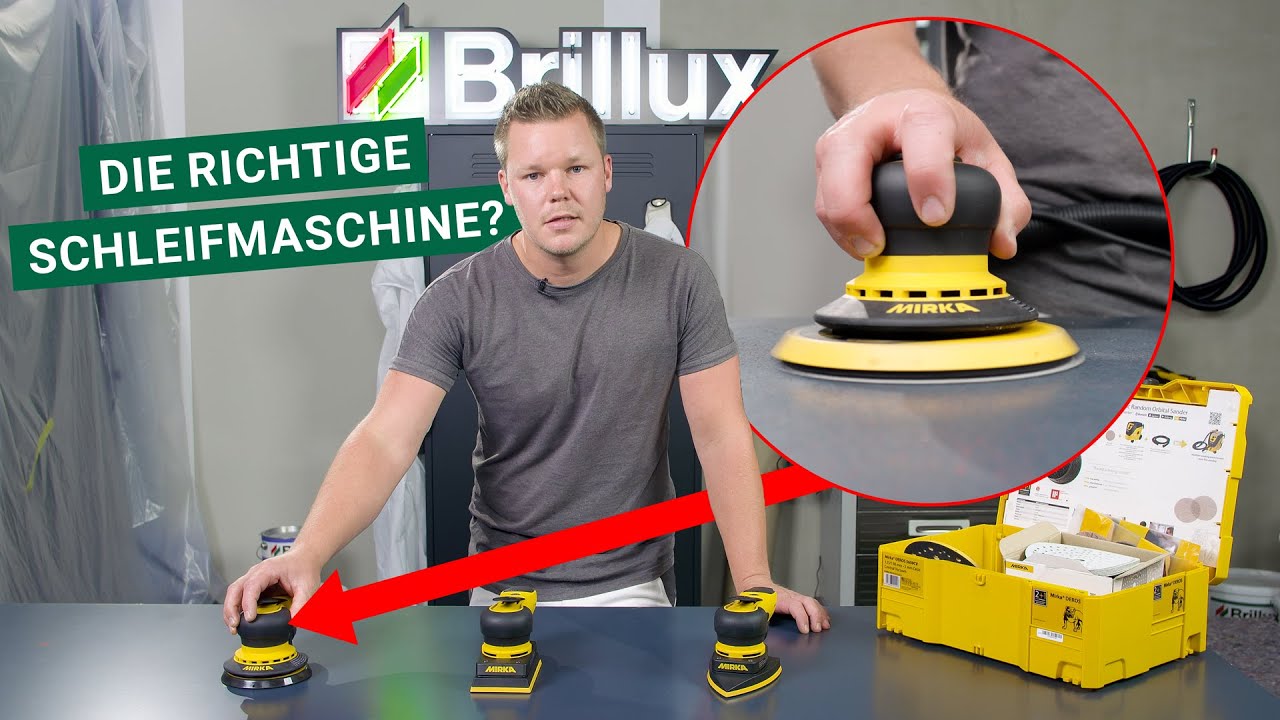 MIRKA DEROS, DEOS oder DEOS - DELTA - Welche ist die richtige Schleifmaschine?