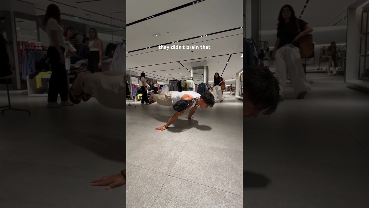 Brain not braining IRL 🤯 #calisthenics #gym #aesthetic #streetworkout #reaction #public