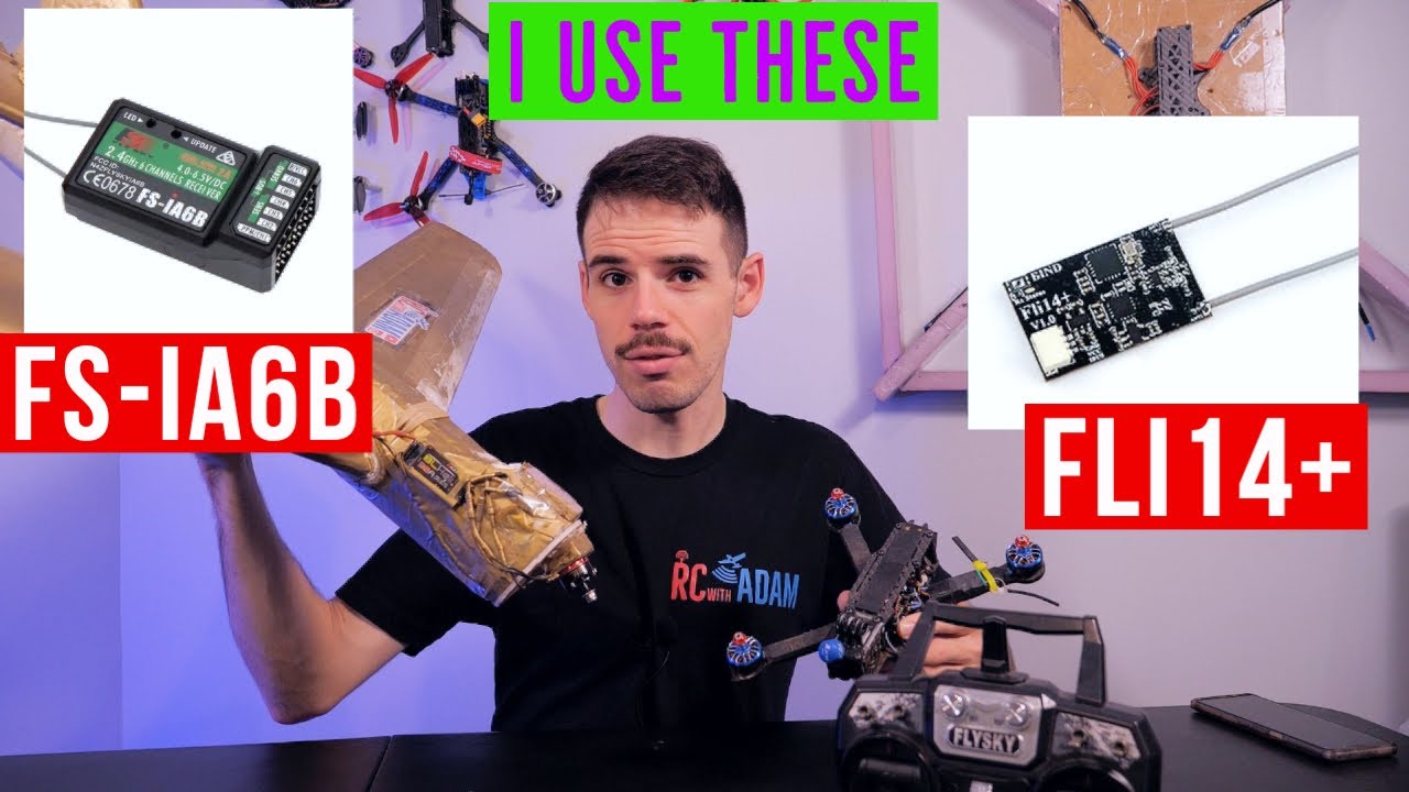 ЛУЧШИЕ приемники Flysky для самолетов, квадрокоптеров и FPV-дронов (которые я использовал) - FS-i...
