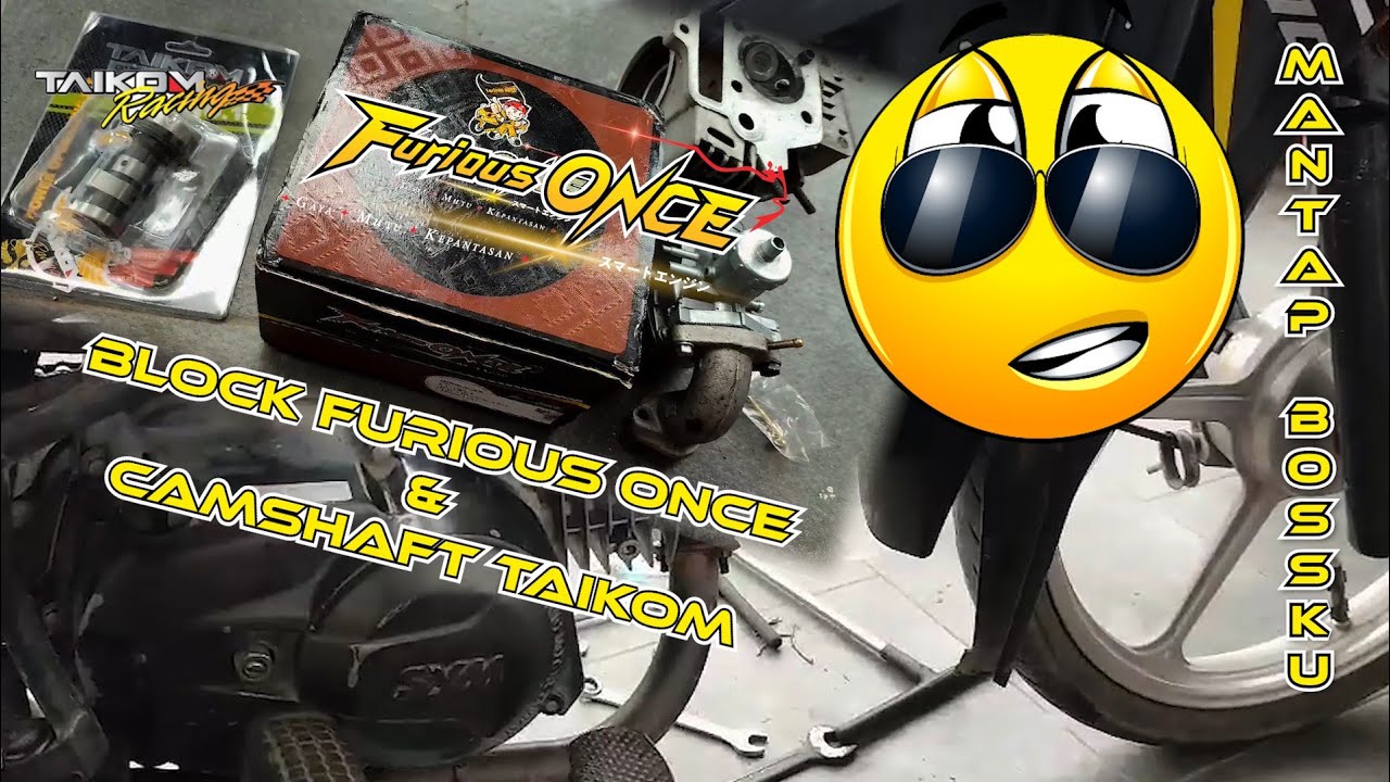 (Aun) SYM EURO 3 110cc Up Spec 53mm \Block Furious Once  \Camshaft Taikom