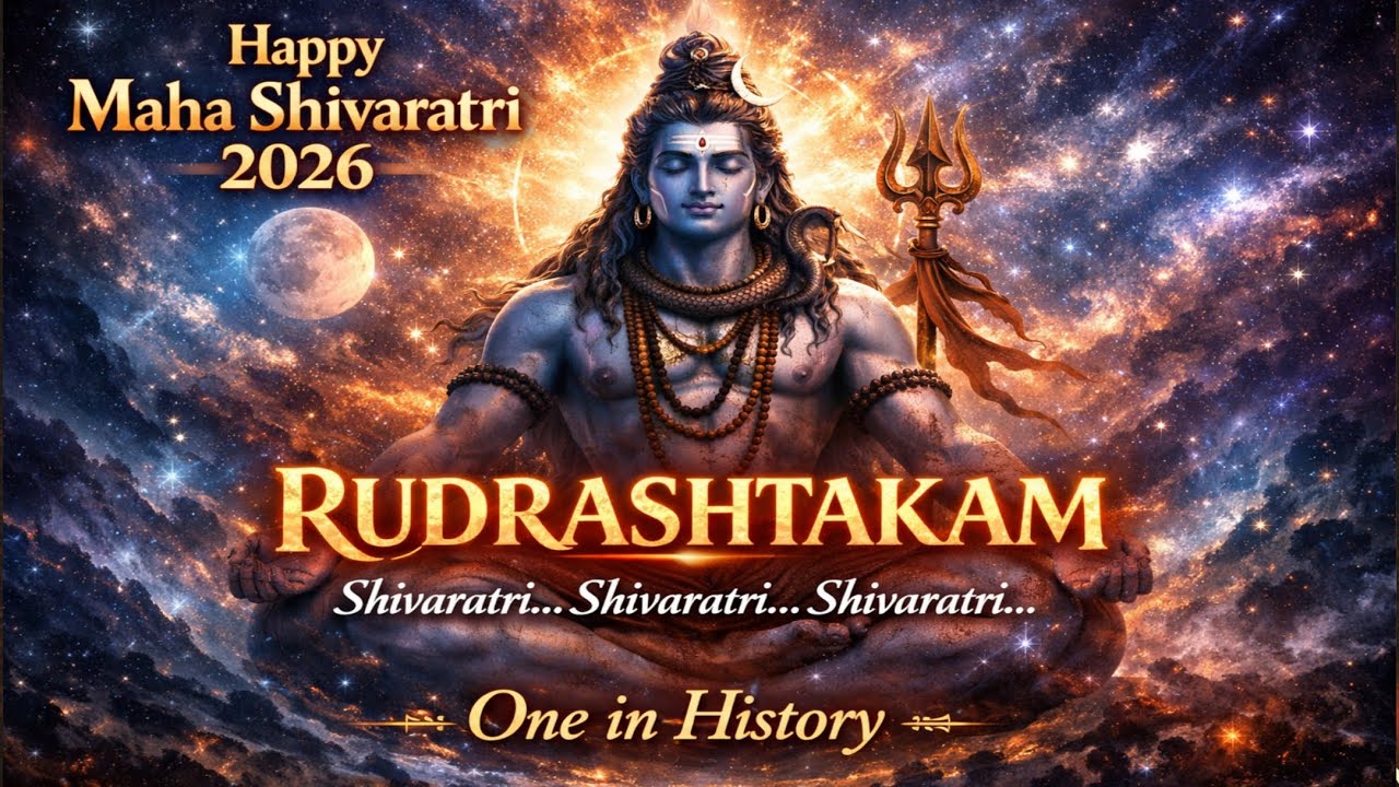 रुद्राष्टकम्| Rudrasthtakam New/Latest . महाशिवरात्रि भजन. Happy Mahashivaratri 2026 ❤️❤️