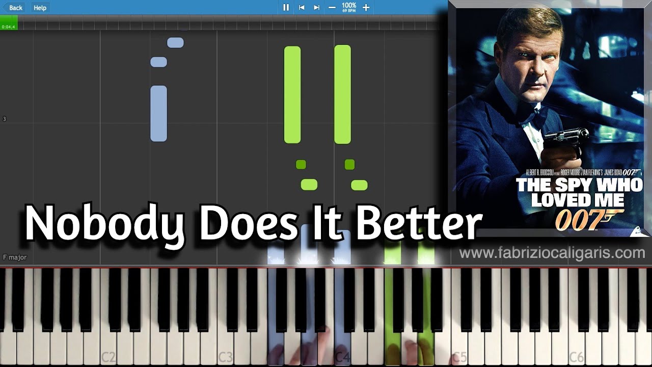 Nobody Does It Better - Piano Cover - PDF
