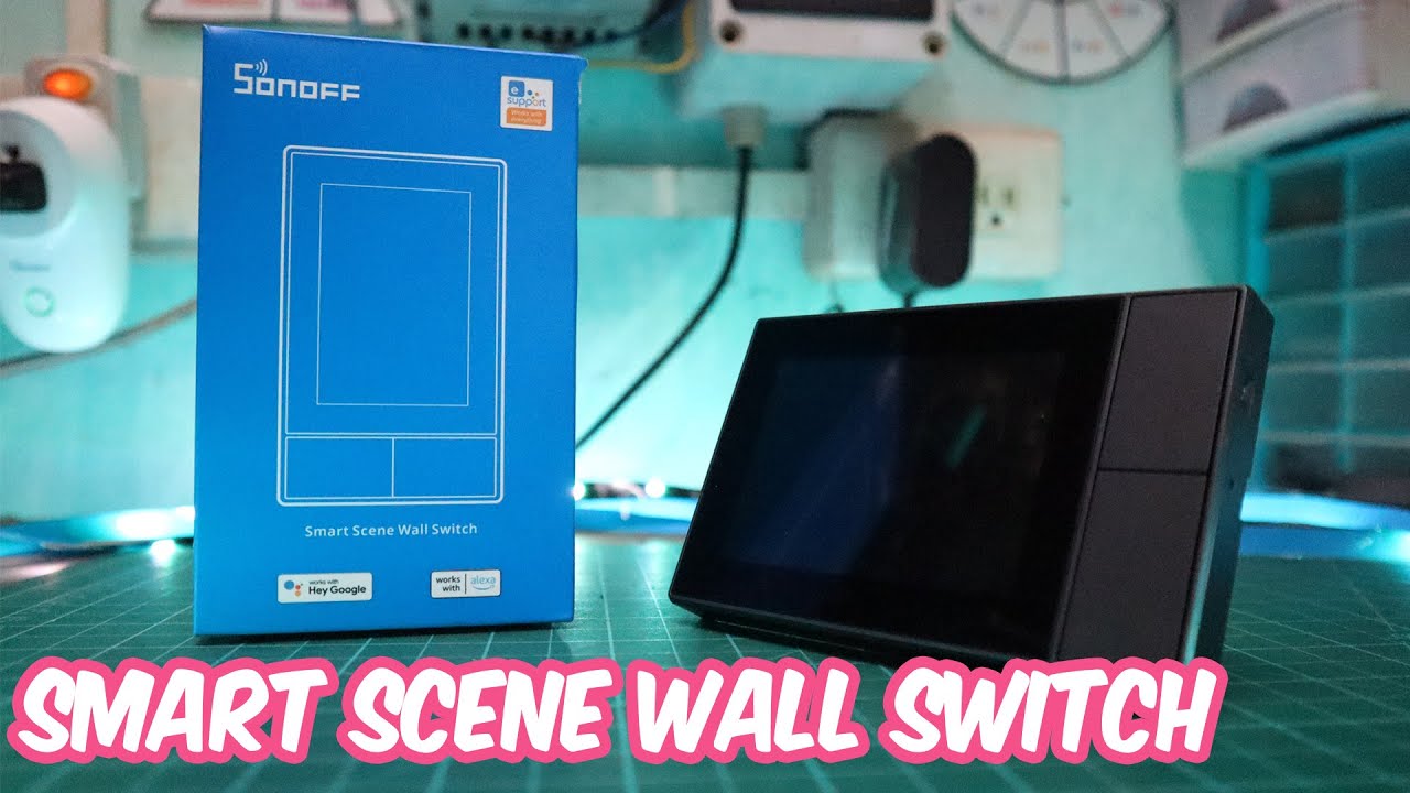Switch na may touch screen | Sonoff Smart Scene Wall Switch