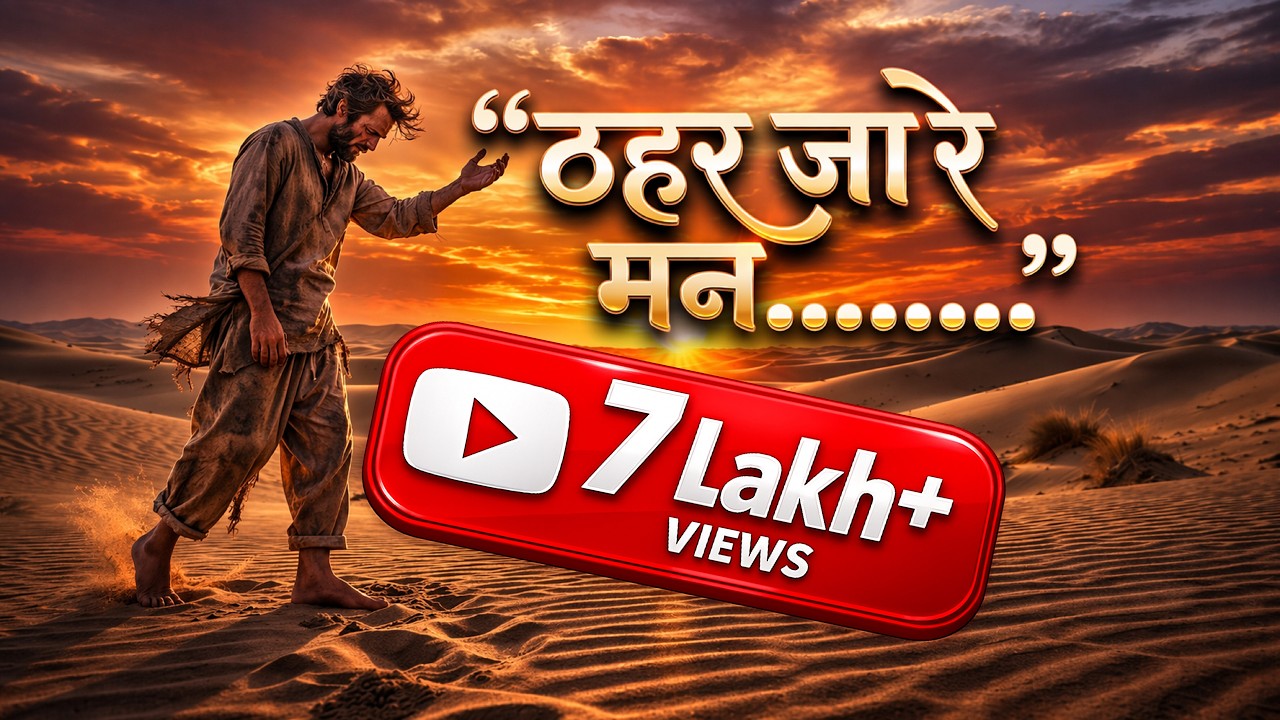 #trending | ठहर जा रे मन… 😢 | Heart Touching Hindi Bhajan | Soulful Spiritual Song 2026 | Zmusic111
