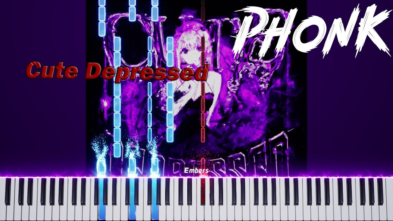 Cute Depressed Phonk - (Piano Tutorial & Sheet)