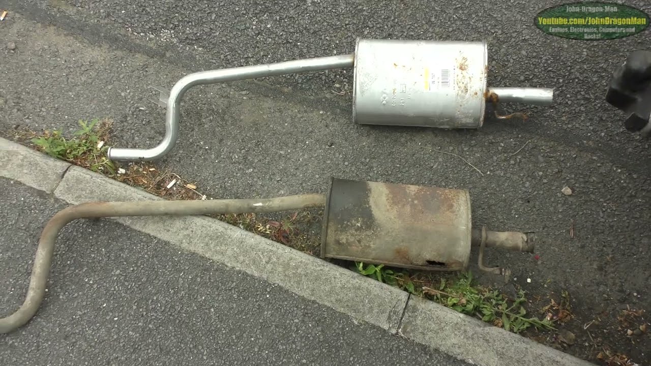 Fiat Panda 4x4 Sisley Video log No 46 - exhaust back box change