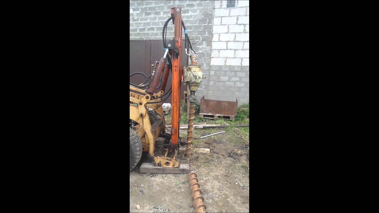 Работа буровой машины пум 500