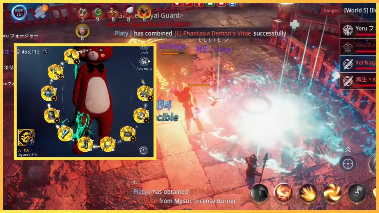 MIR4 | Lancer 453k vs ELITE Clan [Friendly PVP] | ASIA 51