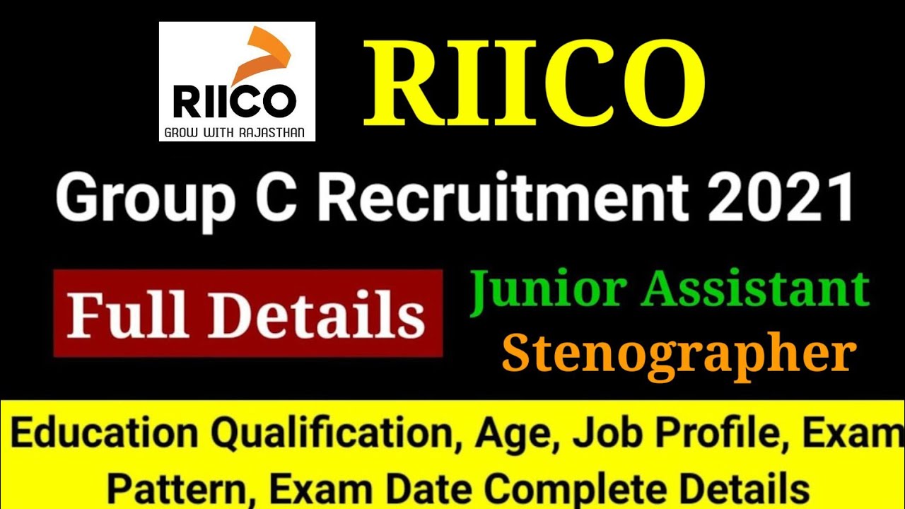 RIICO Recruitment 2021 Complete Details | Rajasthan RIICO Vacancy 2021 |
