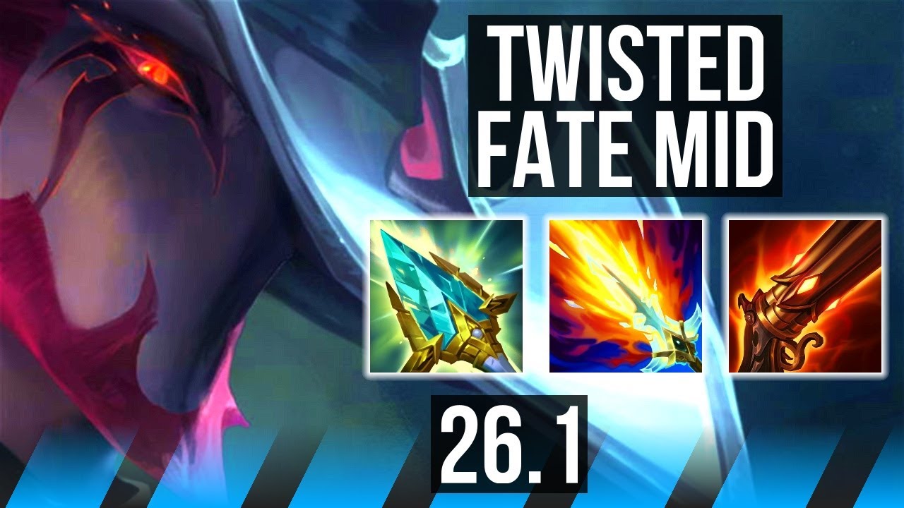 TWISTED FATE vs ZED (MID) | 7k gold comeback, 40K damage | EUW Master | 26.1