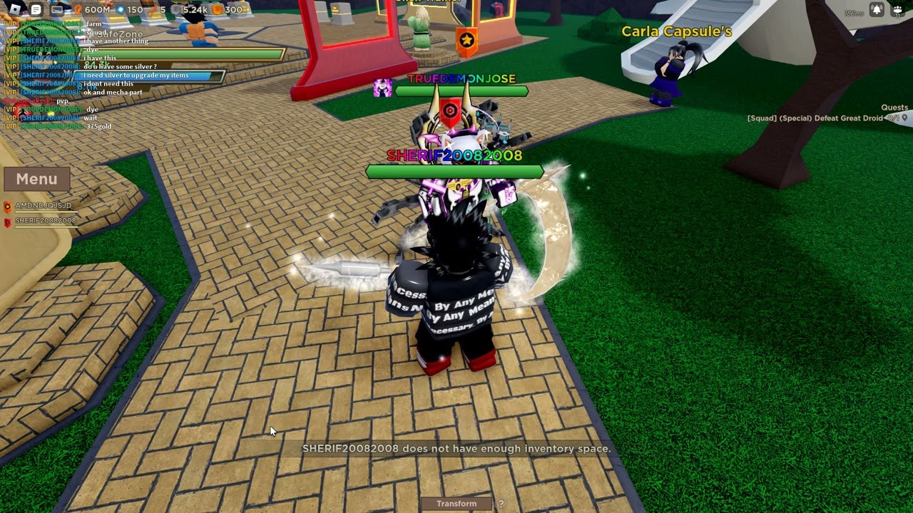 W Trade in Dragon blox