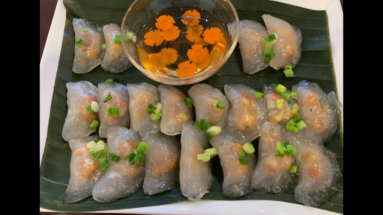 Very Easy Homemade Vietnamese Clear Shrimp Dumplings / Banh Bot Loc