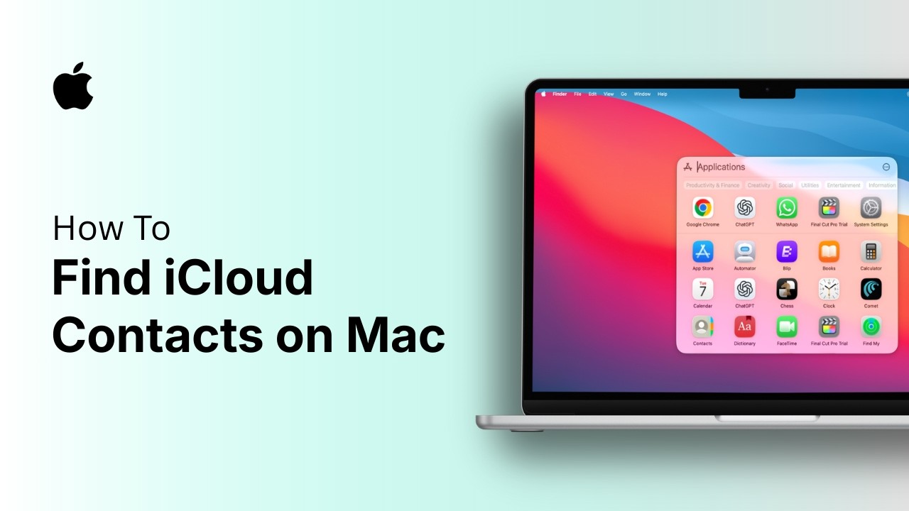 How to Find iCloud Contacts on Mac