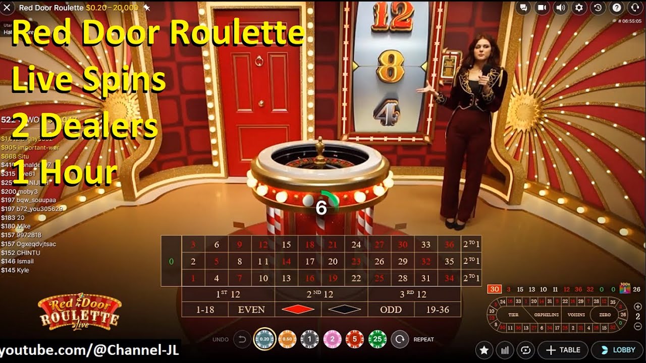 Red Door Roulette Live Spins 2 Dealers 1 Hour