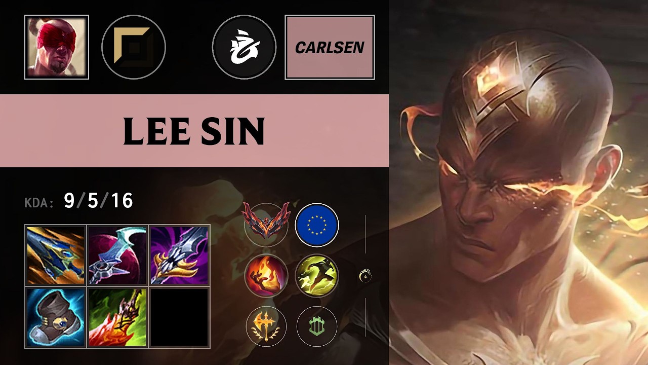 (GL Carlsen) Lee Sin Top vs Akali - EUW Grandmaster Patch 26.14