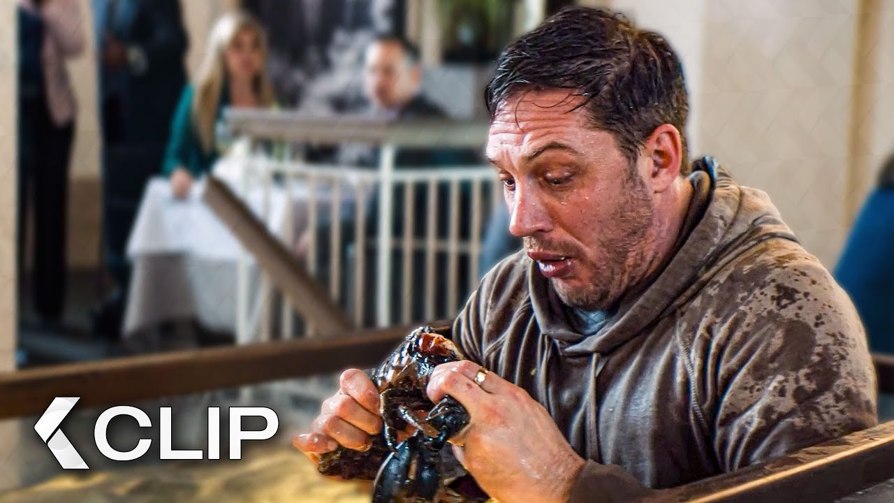 Venom Forces Eddie To Eat Lobster! Scene - VENOM (2018)