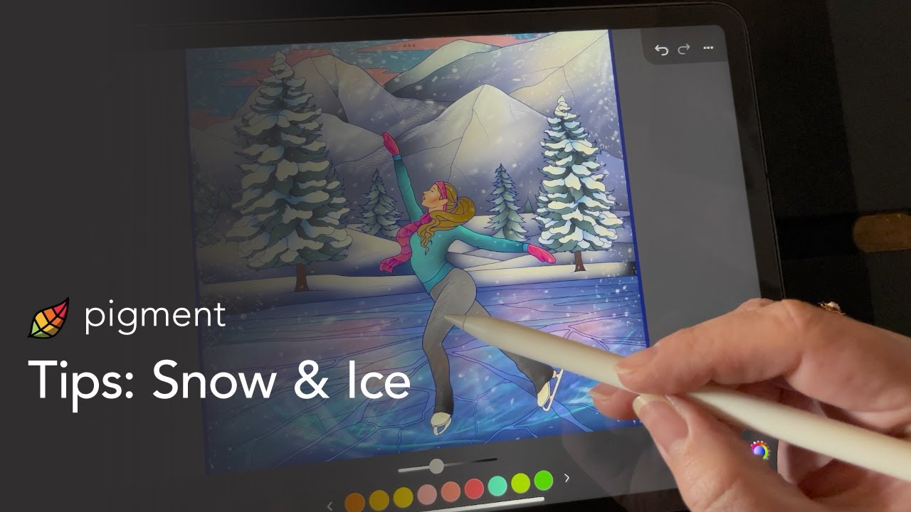 Pigment Tips: Snow & Ice