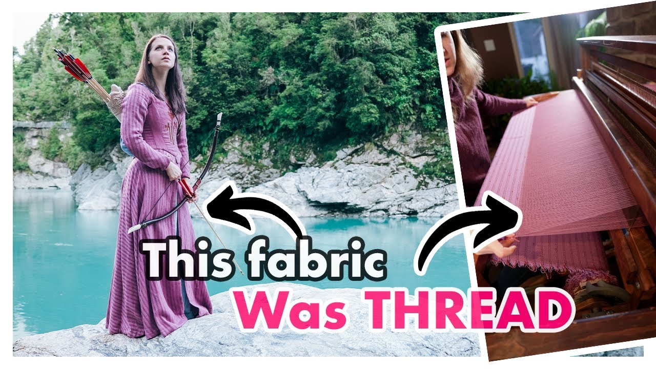 This Dress Started as Just Thread — Sewing A Narnia Costume Replica with Handwoven Fabric
