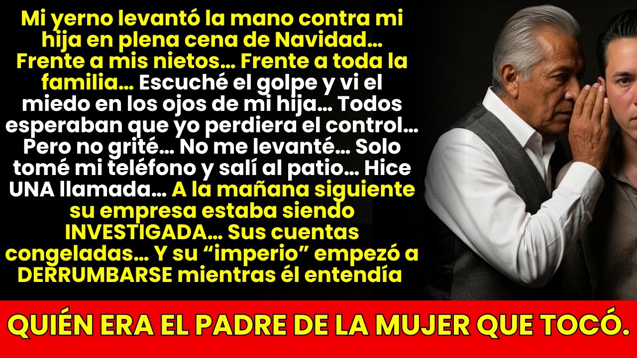 Mi Yerno golpeó a mi Hija en Navidad. Hice 1 llamada y vi cómo su 