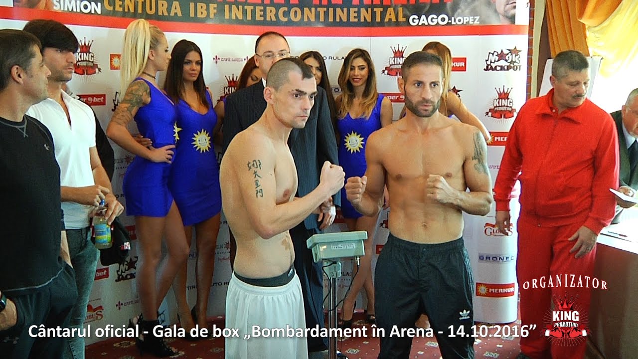 Cantarul oficial 13.10.2016 - Gala de Box „Bombardament in Arena”, 14.10.2016 * Romania