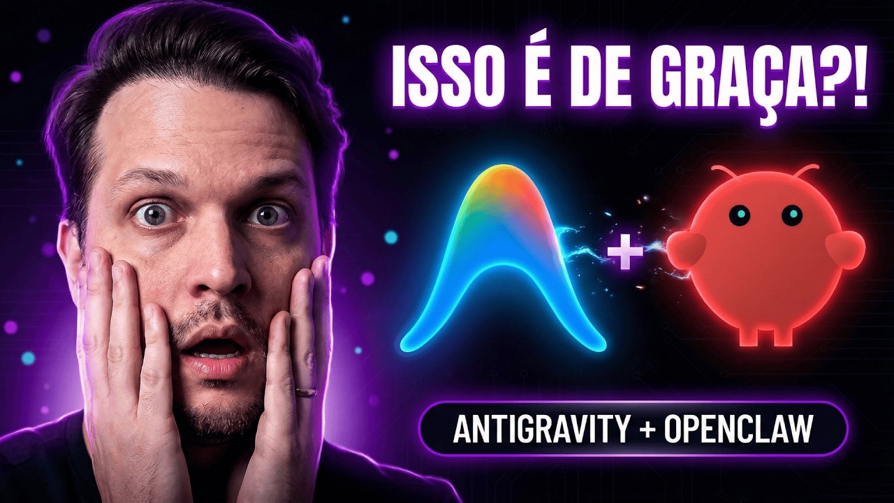 Descobri Como Usar Opus 4.5 SEM GASTAR NADA (OpenClaw e Antigravity)