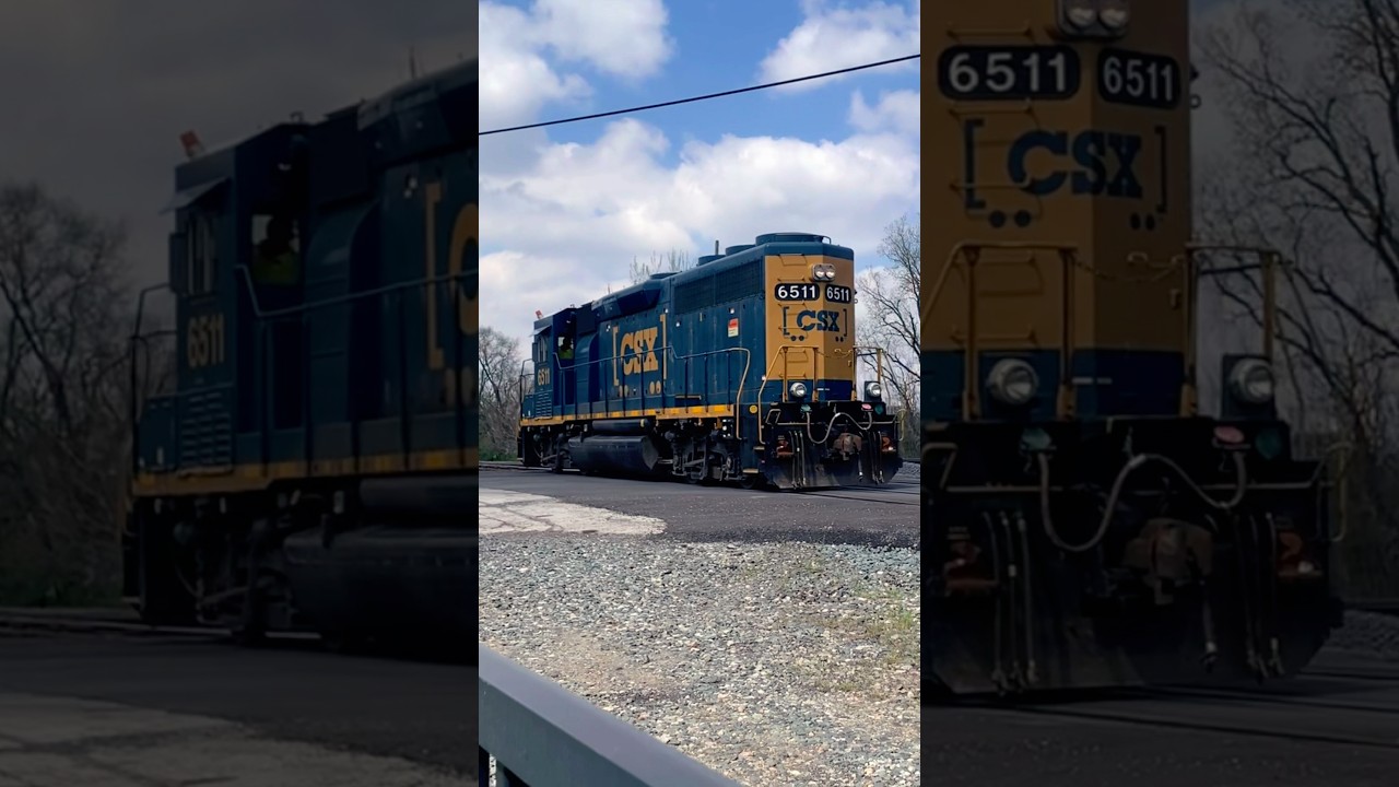 CSX GP40-3 on a local